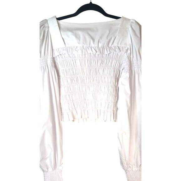 2/$30 NWT Choosy XS Charlotte White Top Cottagecore - Picture 11 of 14